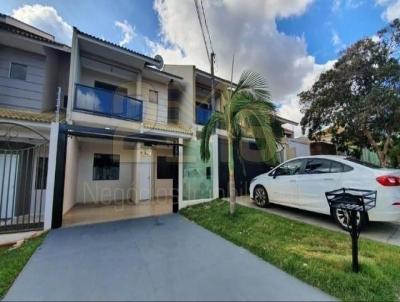 Sobrado para Venda, em Cascavel, bairro Recanto Tropical, 3 dormit�rios, 3 banheiros, 1 su�te, 2 vagas